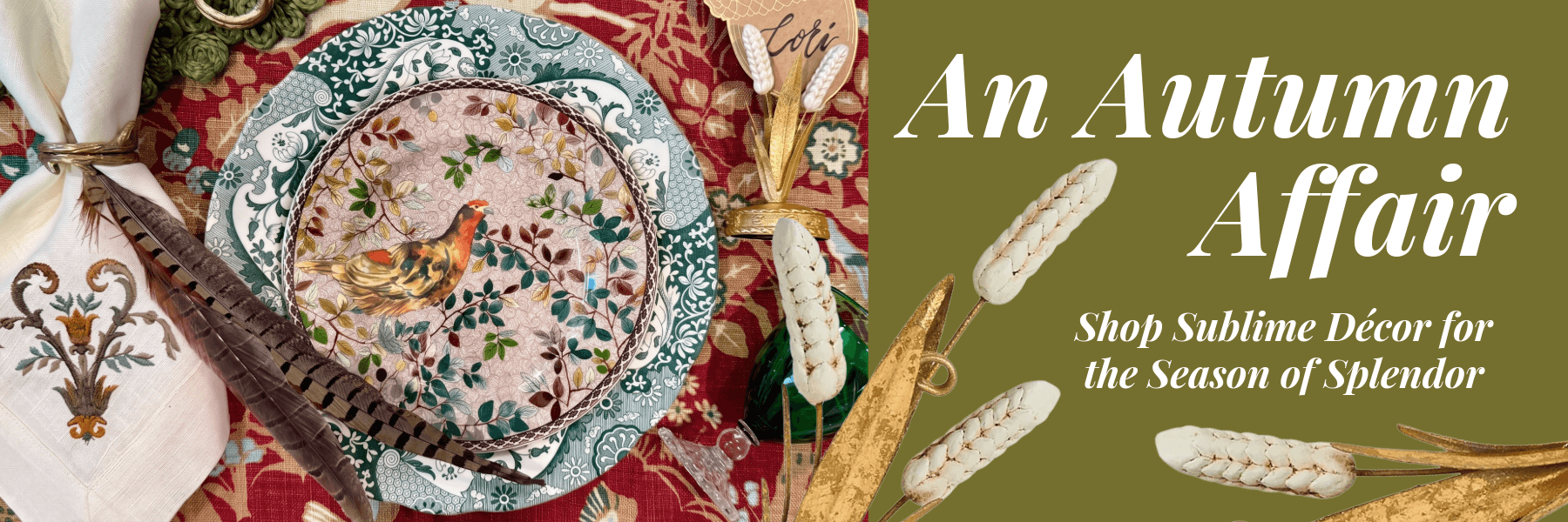 An Autumn Affair: Fall Decor Favorites