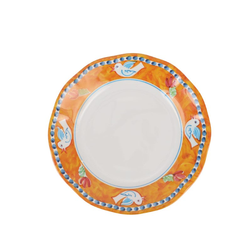 Vietri Melamine Campagna Uccello Salad Plate