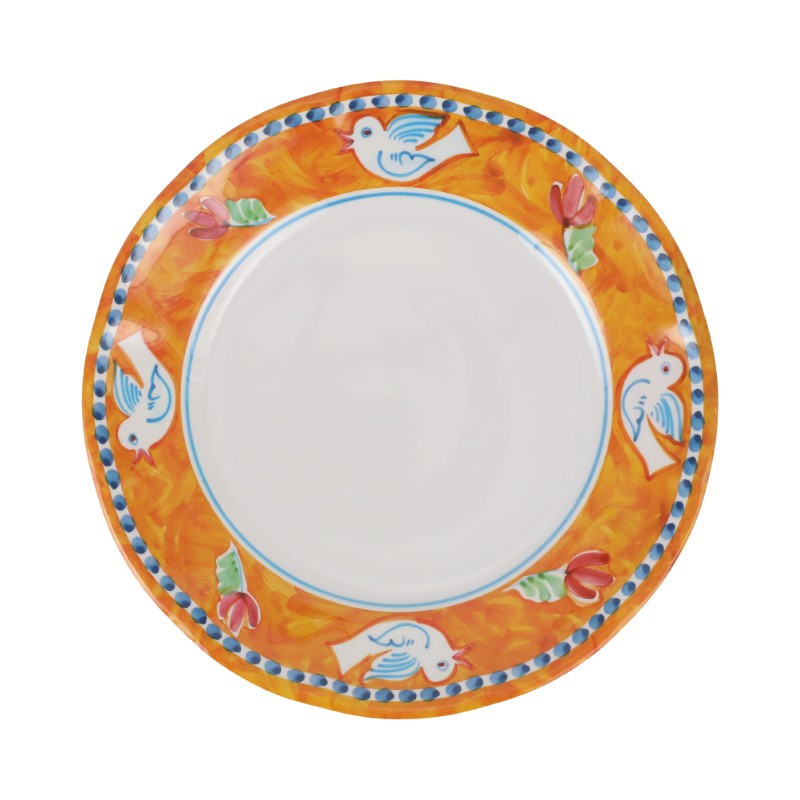 Vietri Melamine Campagna Uccello Dinner Plate