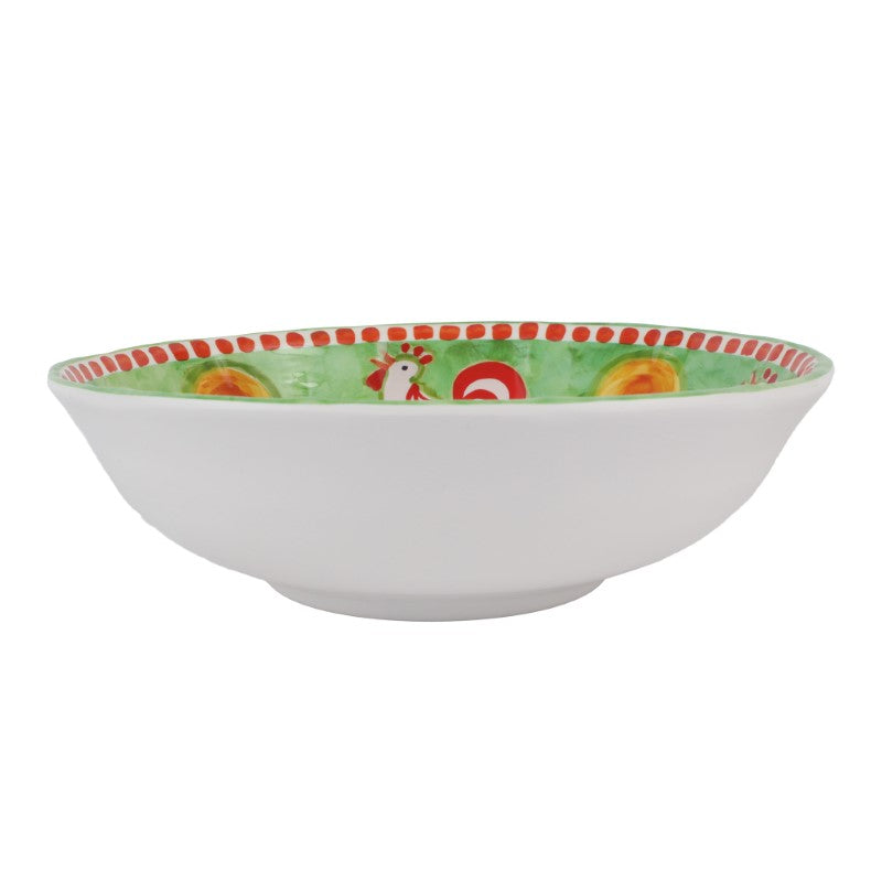 Vietri Melamine Campagna Gallina Large Serving Bowl