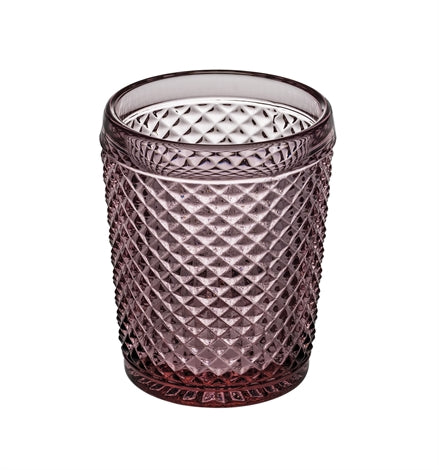 Vista Alegre Bicos Pink Double Old Fashioned, Set of 4