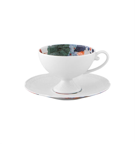Duality Tea Cup and Saucer, Set of 4