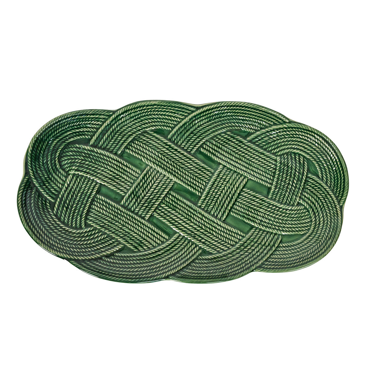 Juliska Mystic Knot 15" Hostess Tray, Basil