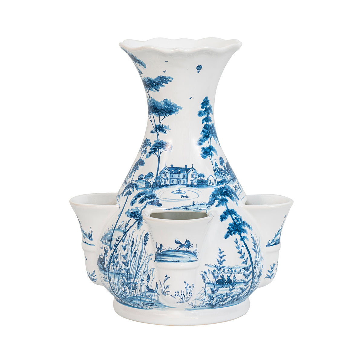 Juliska Country Estate 11.5" Tulipiere Vase, Delft Blue