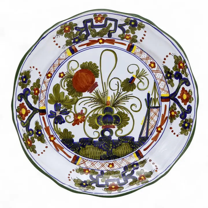 Carnation Scalloped Dinner Plate