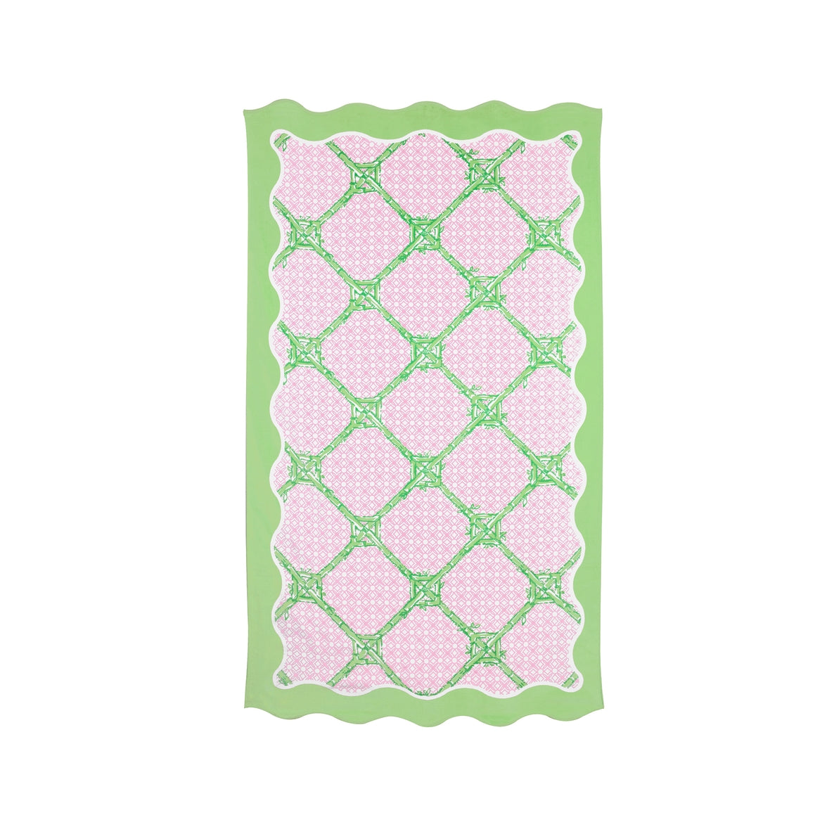 Lilly Pulitzer Scalloped Beach Towel, Butterfly Trellis