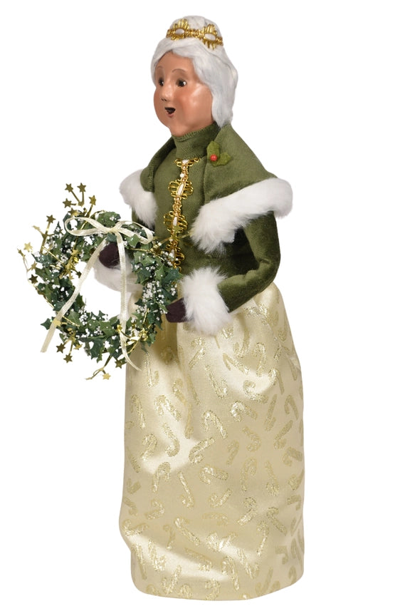 Byers Choice Gold Sparkle Mrs. Claus