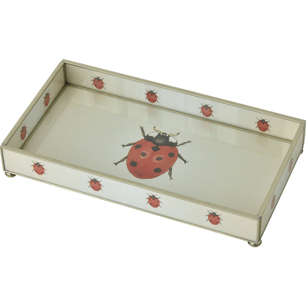 Glass Valet Tray, Ladybug