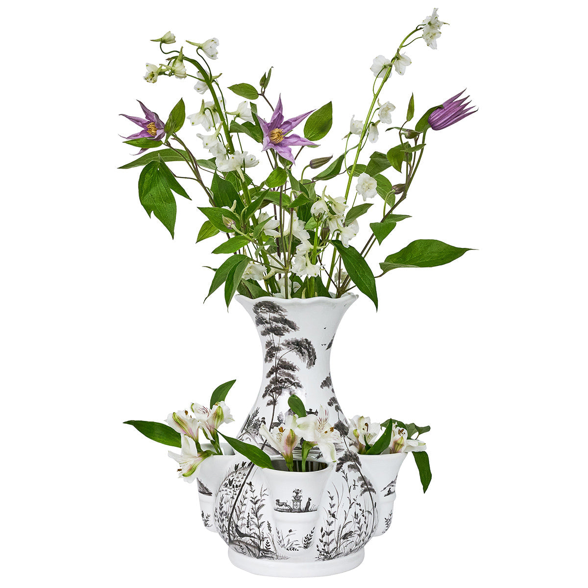 Juliska Country Estate 11.5" Tulipiere Vase, Flint