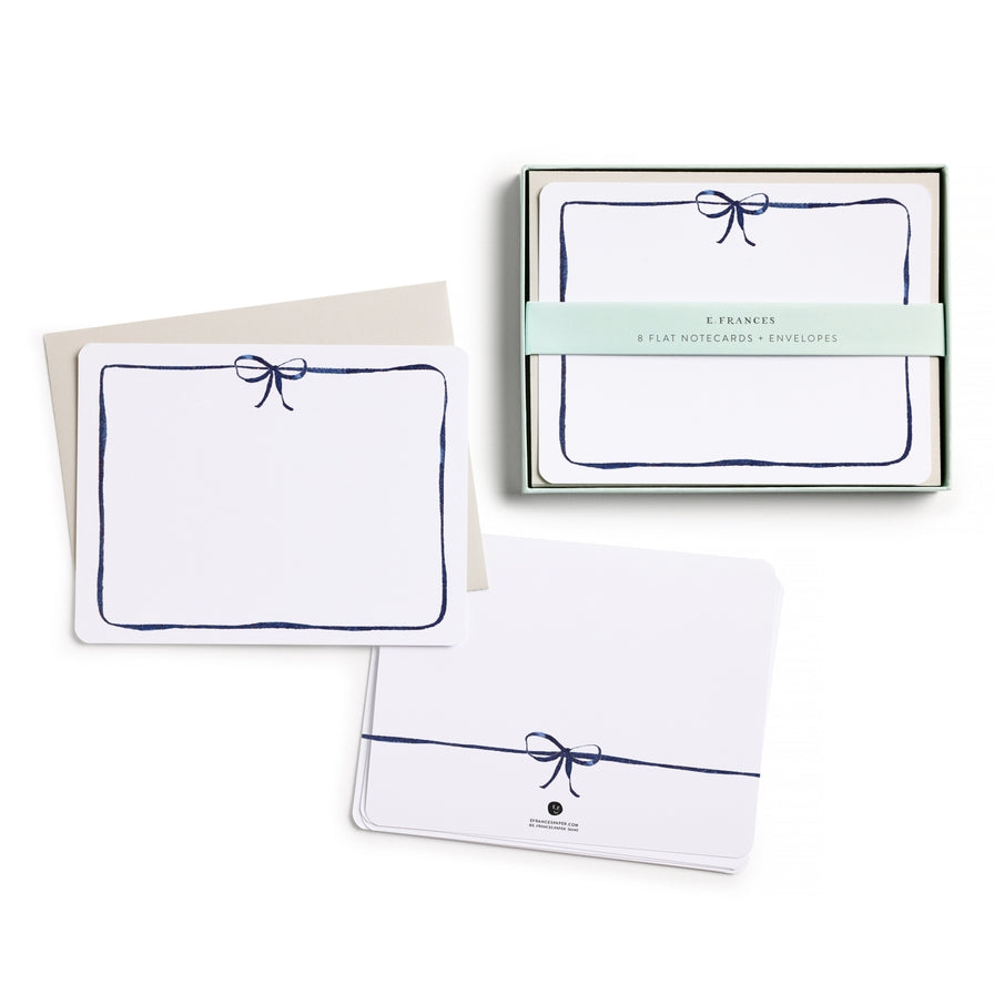 Bow Flat Note Set, Navy