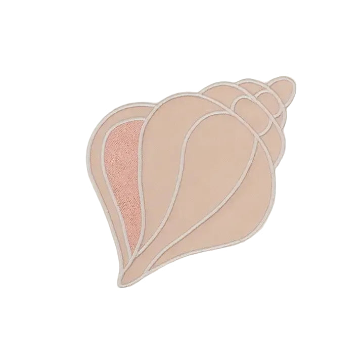 Shell Linen Cocktail Napkins, Set of 4