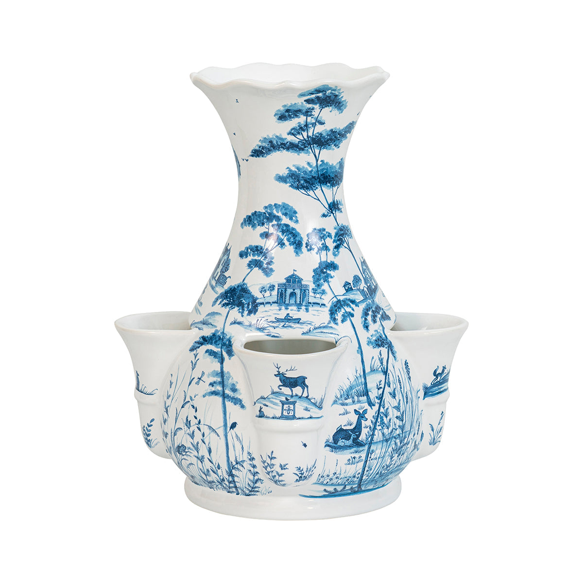 Juliska Country Estate 11.5" Tulipiere Vase, Delft Blue