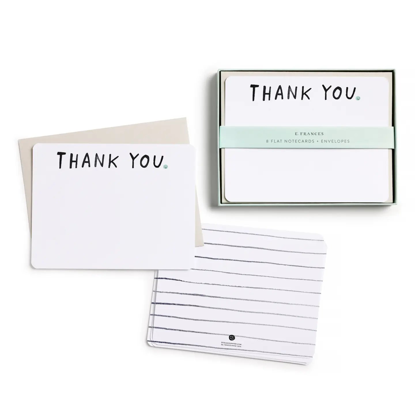 Thank You Flat Notecard Set