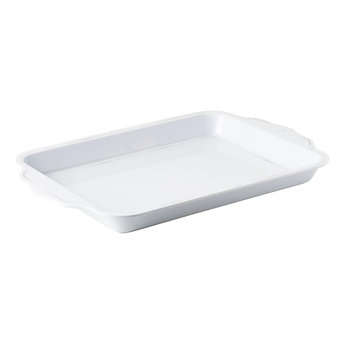 Juliska Berry & Thread Melamine 24" Tray, Whitewash