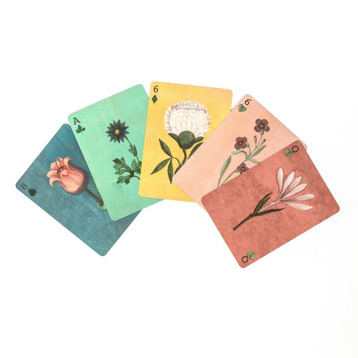 Festival of Flowers Playing Card, Set of 2
