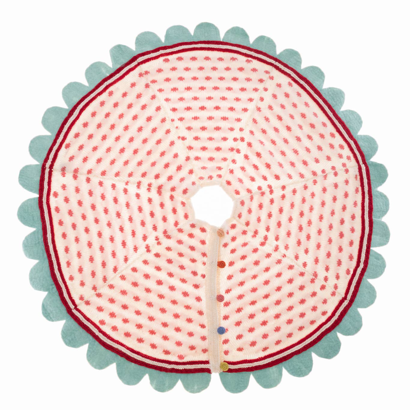 Dot Tree Skirt, Natural