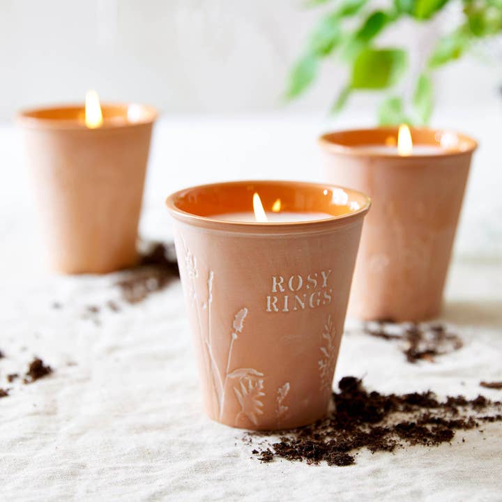 Sun Drenched Fig Garden Pot Candle
