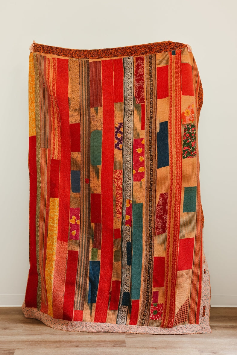 Collette Vintage Kantha Quilt