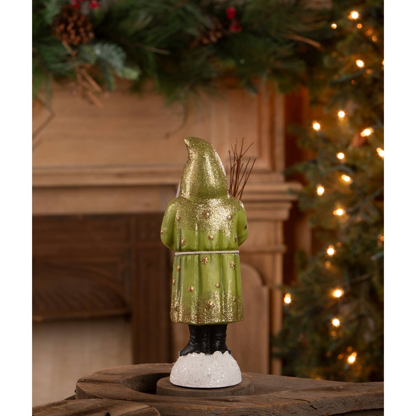 Nostalgic Green Belsnickle Santa