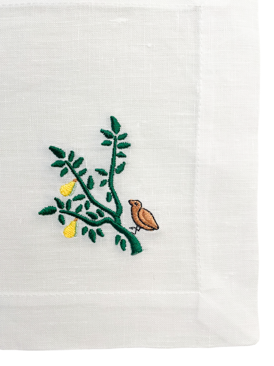 12 Days of Christmas Cocktail Napkins, Set of 12