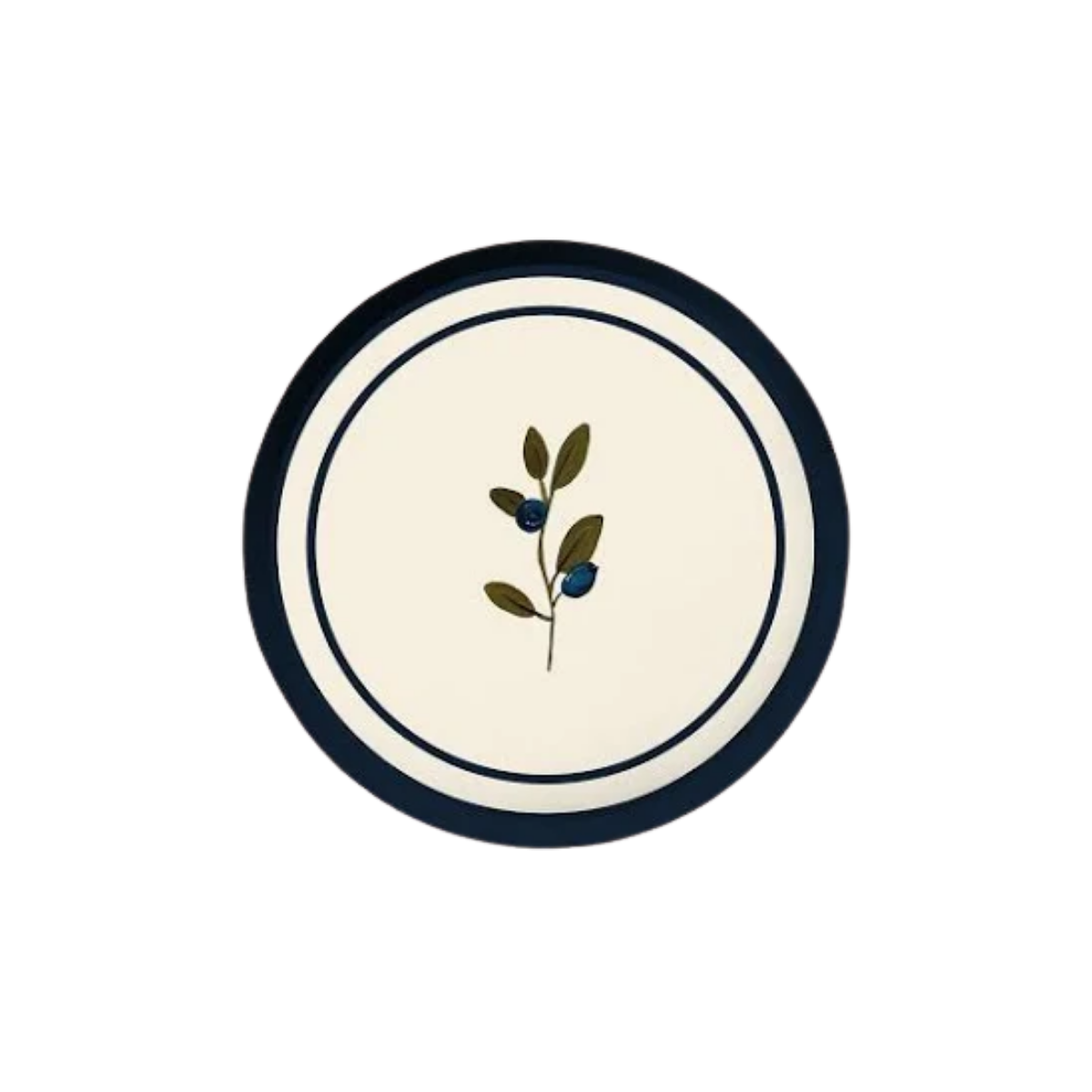 Botanica Hors d'Oeuvres Plate Set, Olive