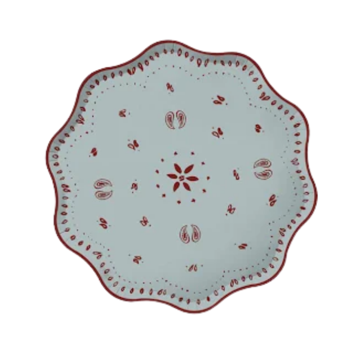 Rodeo Dinner Plate Set, Powder