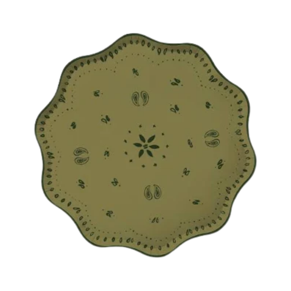 Rodeo Dinner Plate Set, Olive