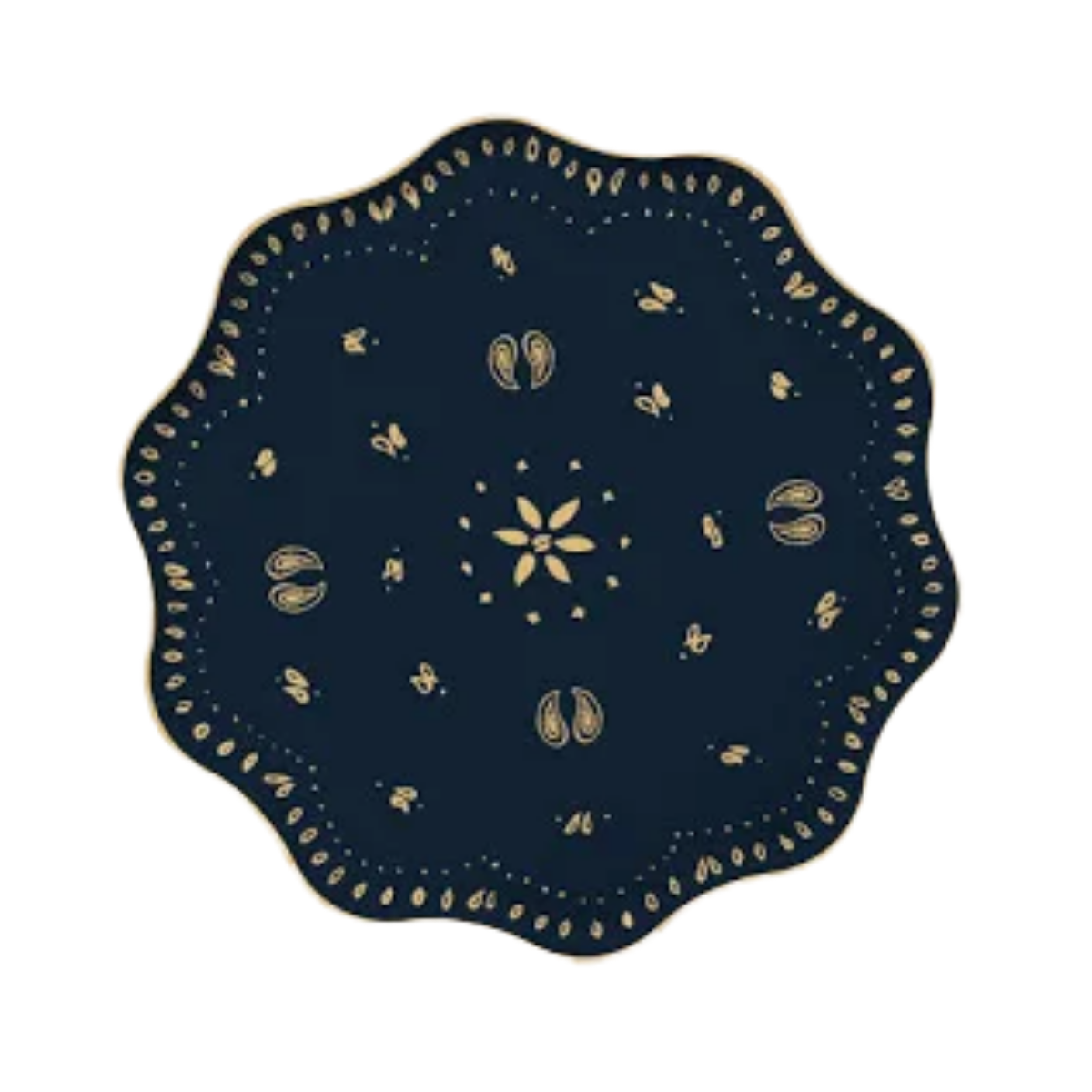 Rodeo Dinner Plate Set, Navy