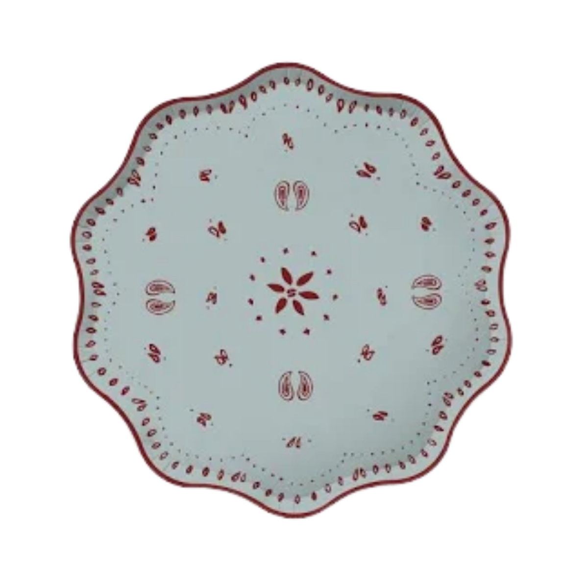 Rodeo Dessert Plate Set, Powder