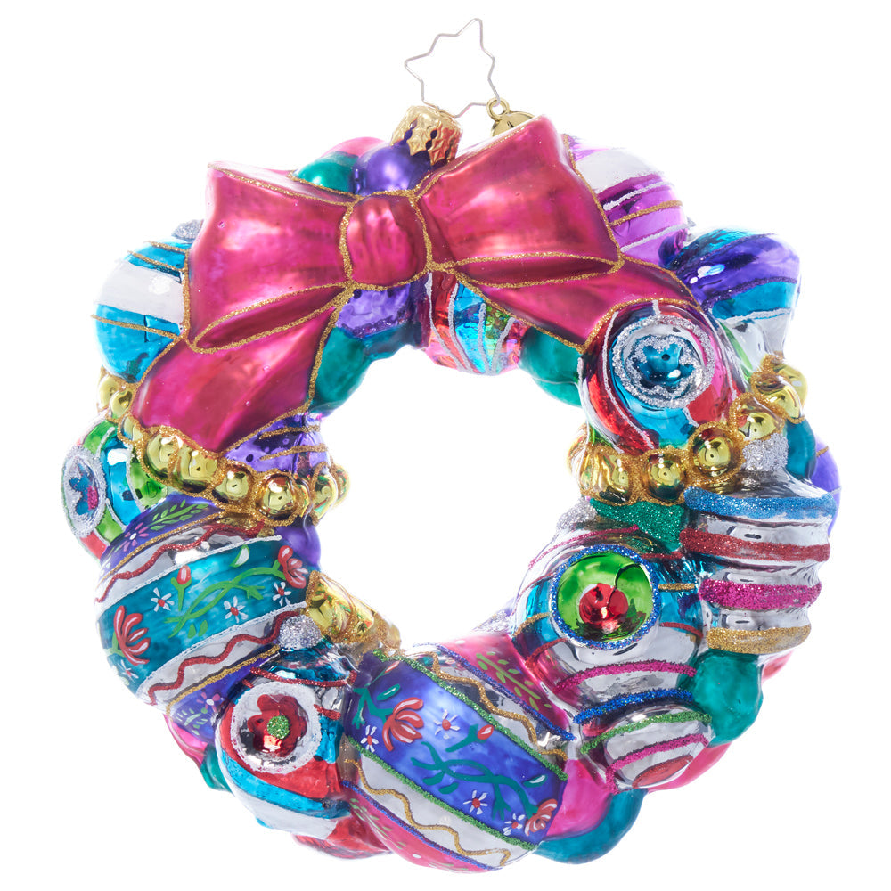 Christopher Radko Vintage Holiday Wreath