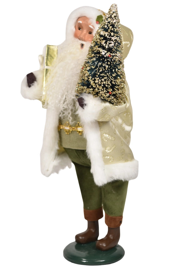Byers Choice Gold Sparkle Santa
