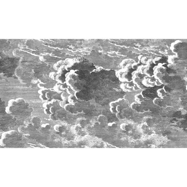 Fornasetti Nuvolette Wallpaper, Black & White