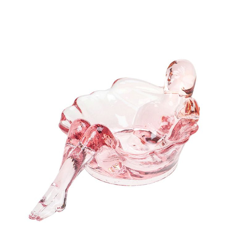 Bathing Beauty Soap Dish, Rose