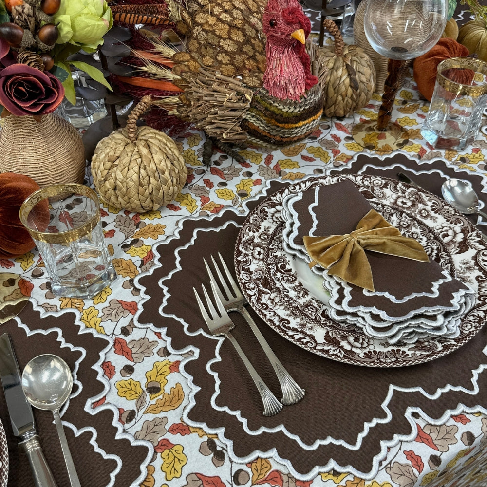 Acorns & Leaves Tablecloth