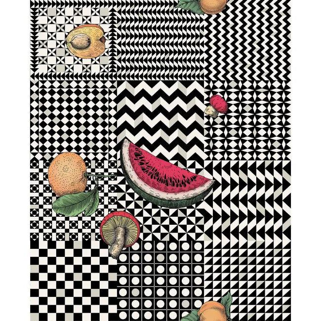 Fornasetti Frutta E Geometrico Wallpaper, Multi