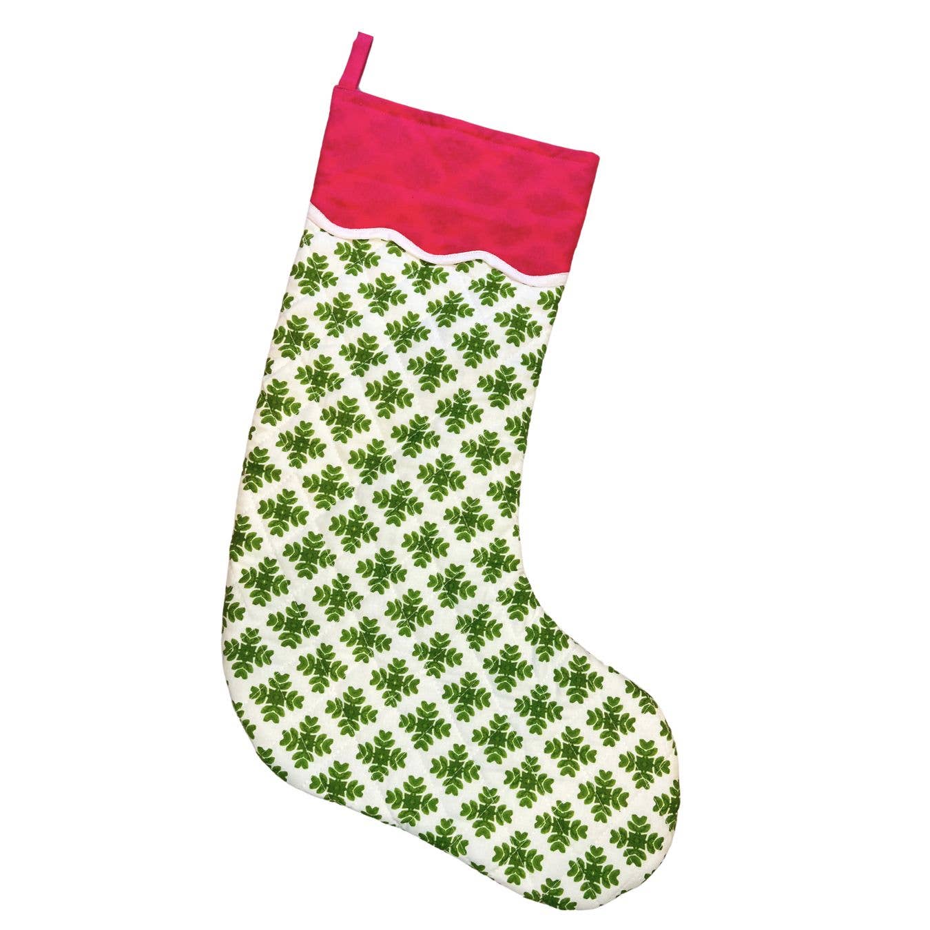 Brushstrokes Quilted Christmas Stocking