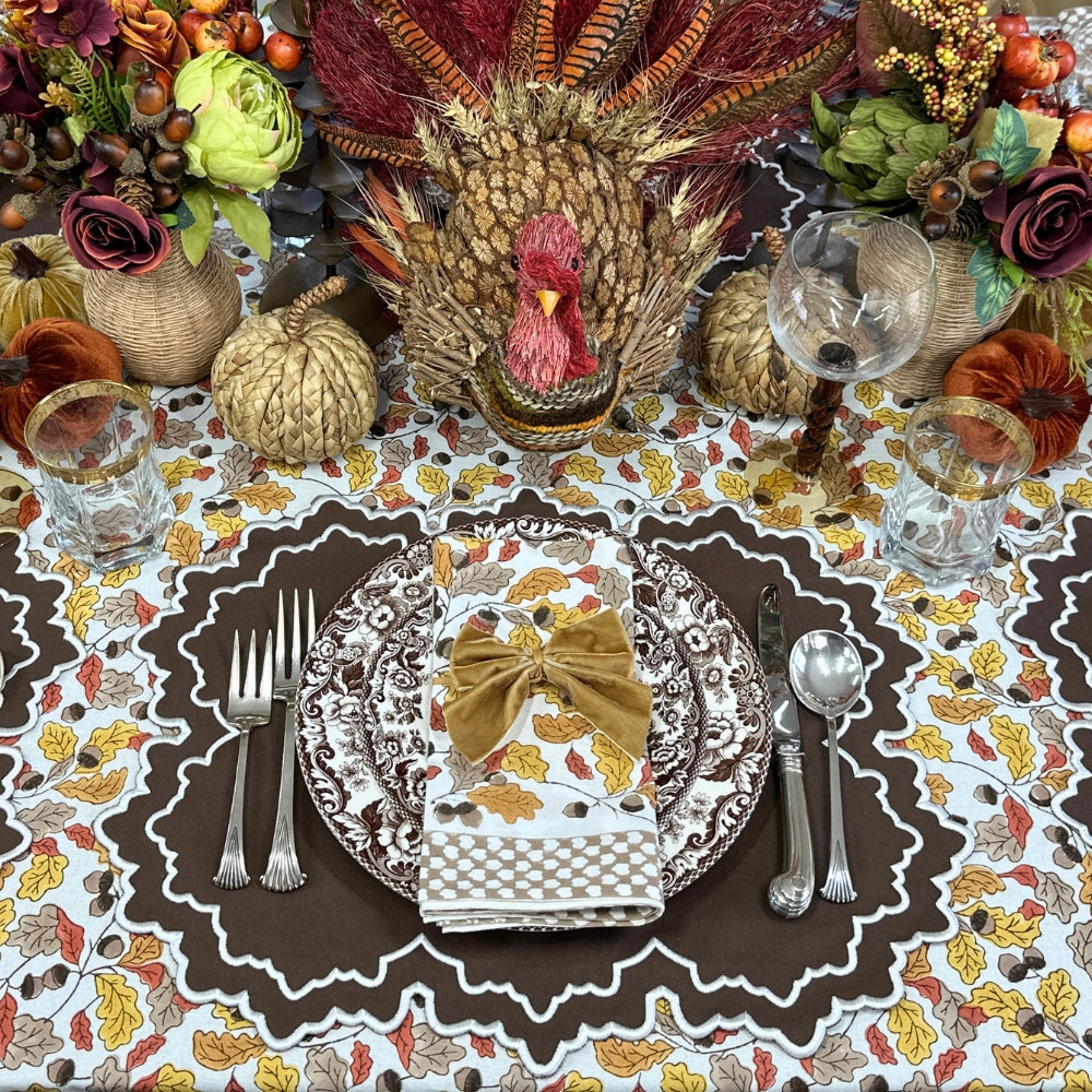 Acorns & Leaves Tablecloth