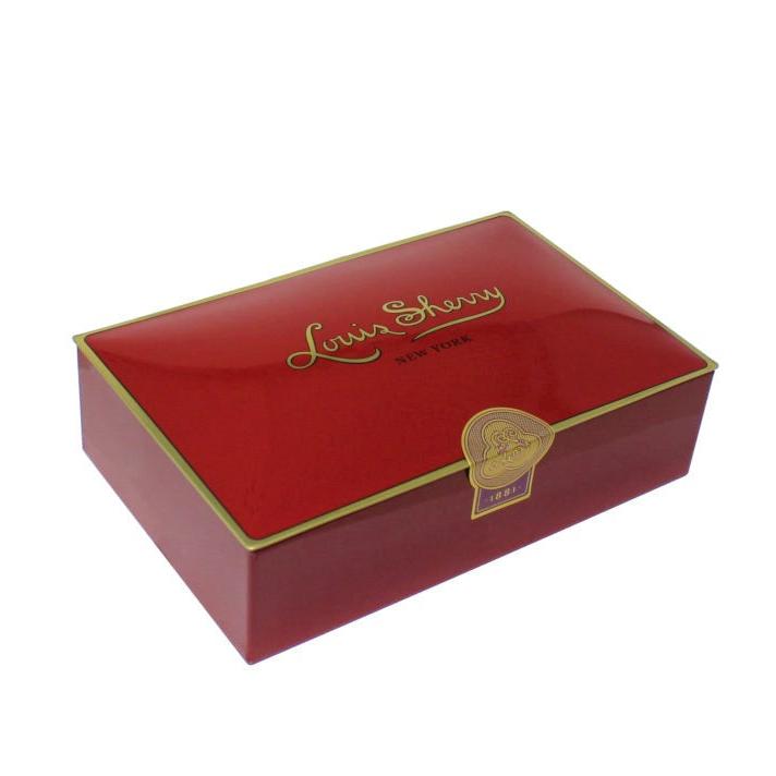 Louis Sherry 12-Piece Burgundy Chocolates Tin