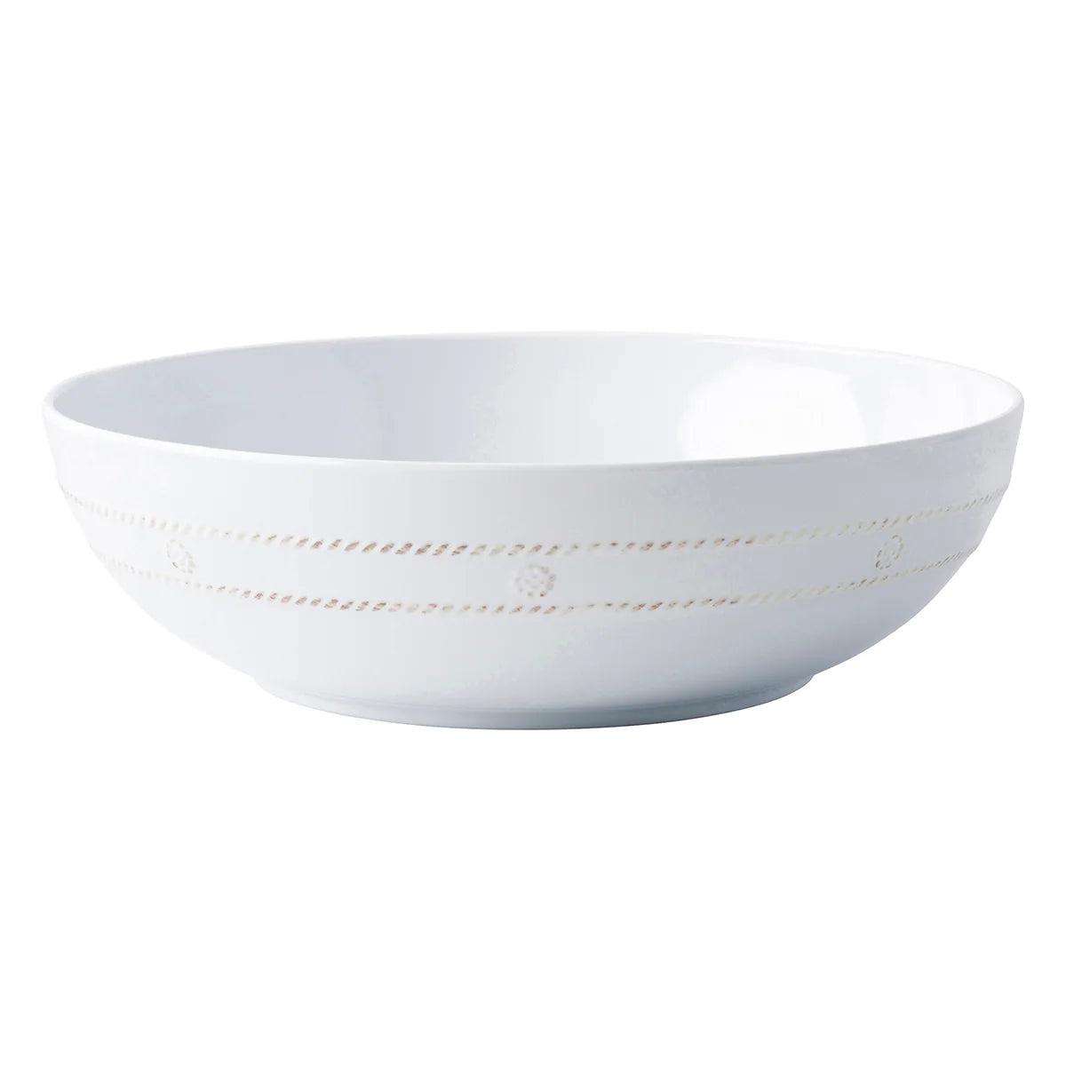 Juliska Berry & Thread Melamine 12" Bowl, Whitewash