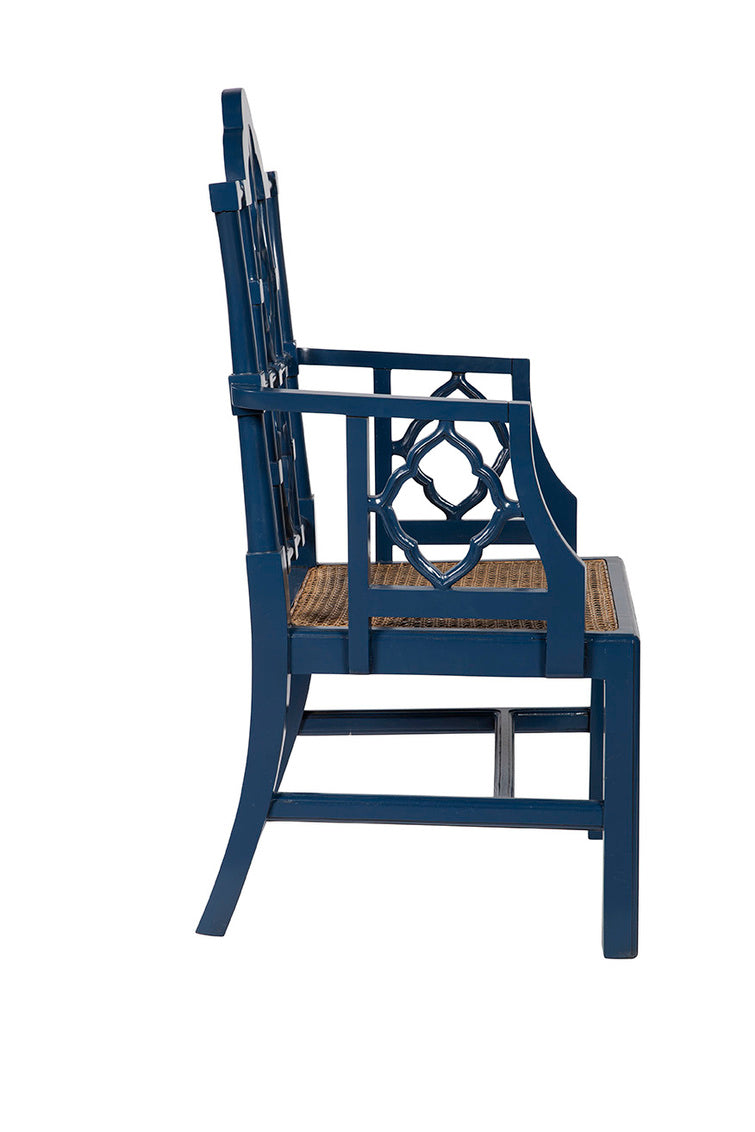 Milano Arm Chair, Blue