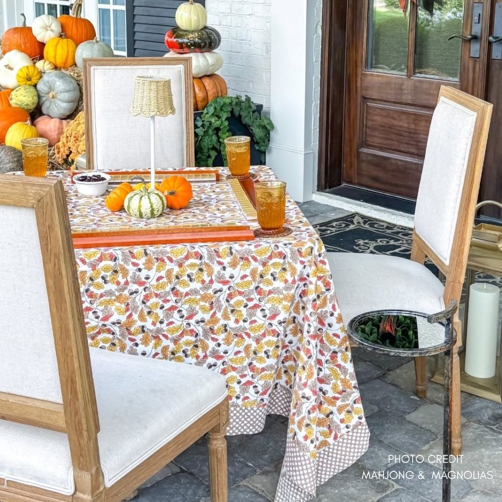 Acorns & Leaves Tablecloth