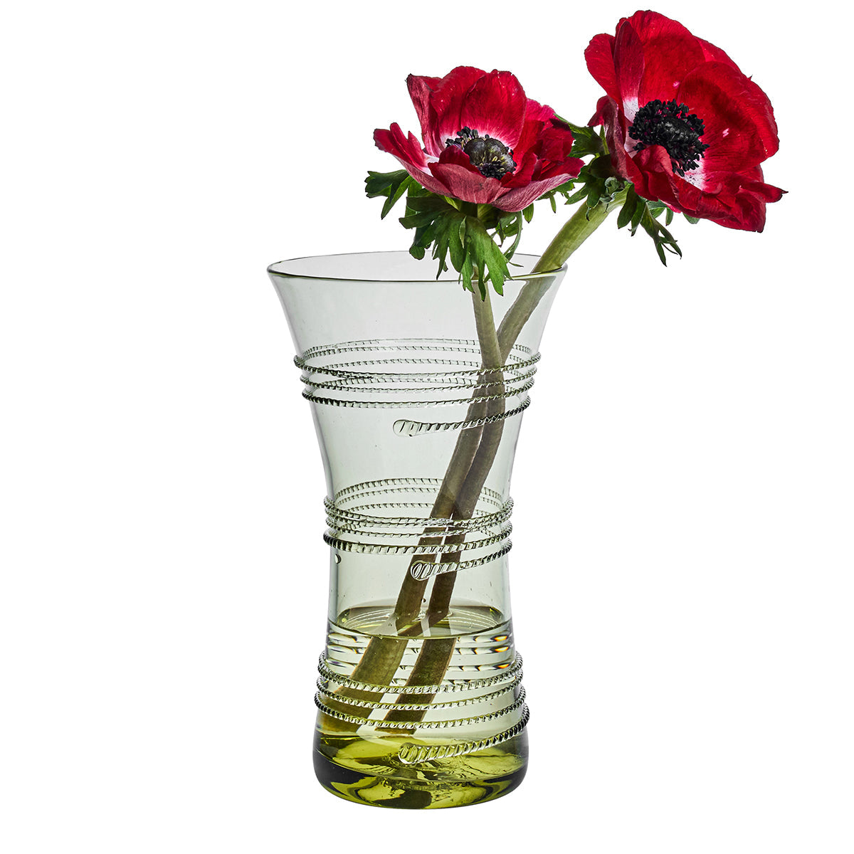 Juliska Ella 9" Corset Vase, Green