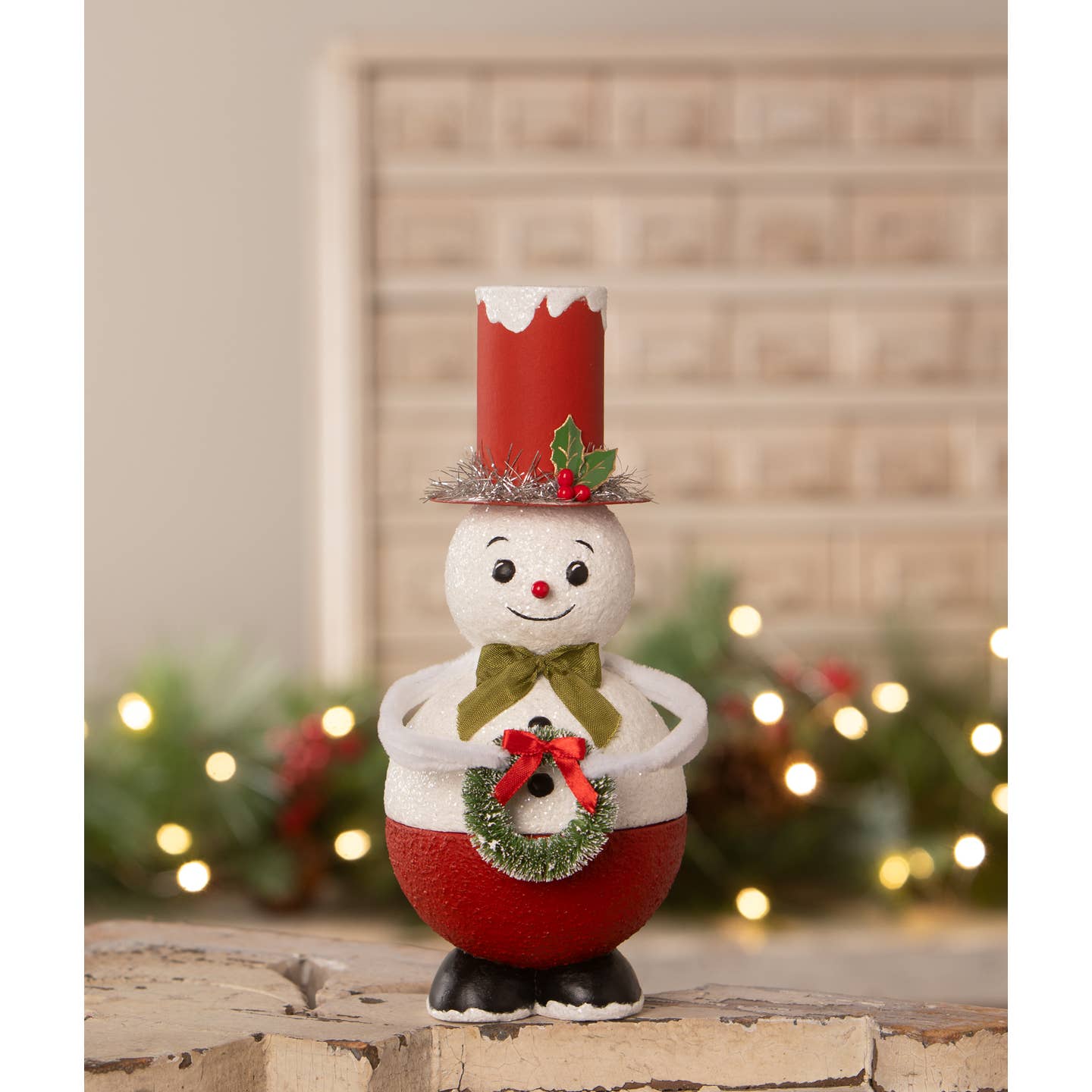 Top Hat Snowman Container