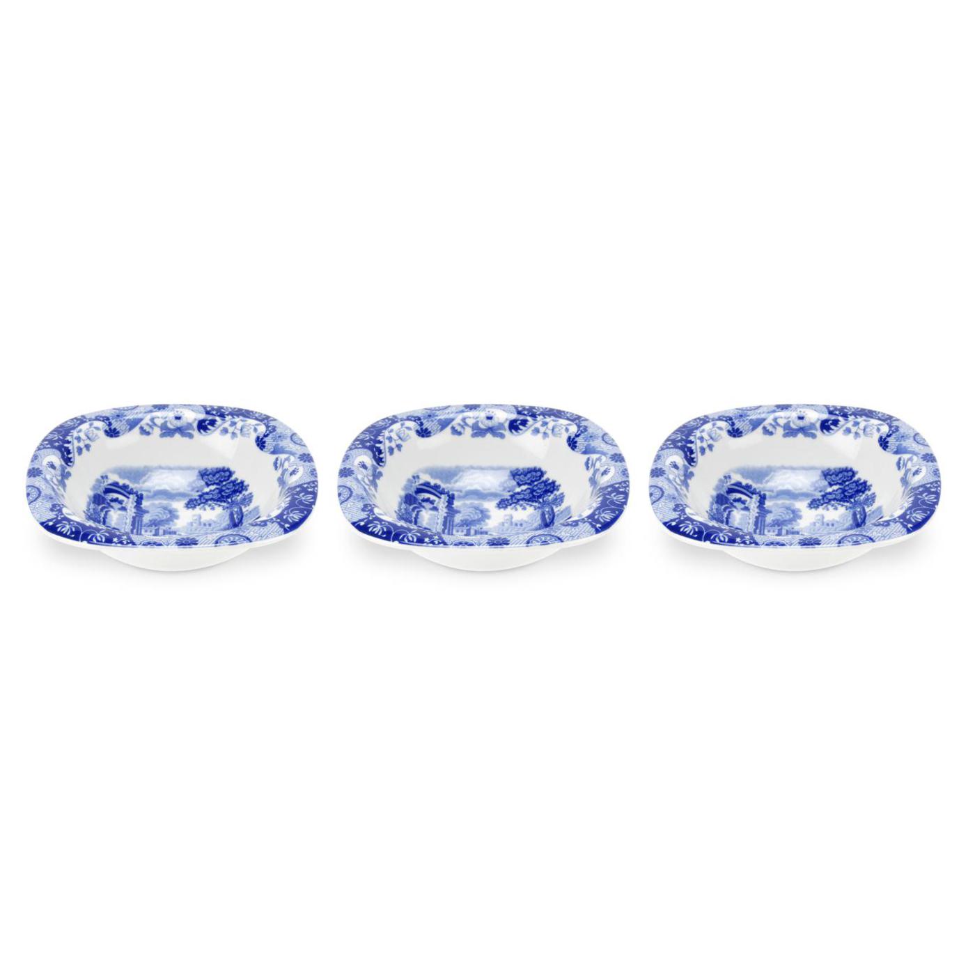 Spode Blue Italian Set of Three Dip Bowls