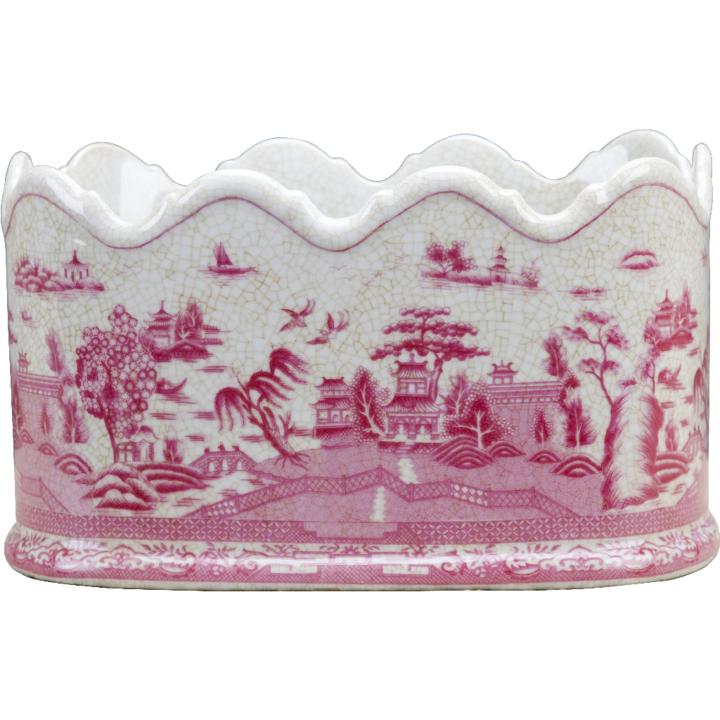 Josie Pink Porcelain Planter