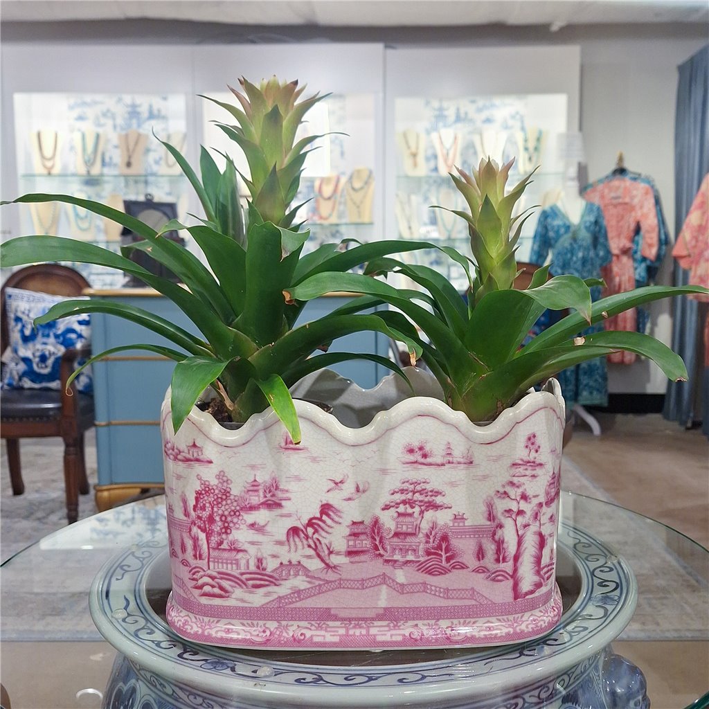 Josie Pink Porcelain Planter