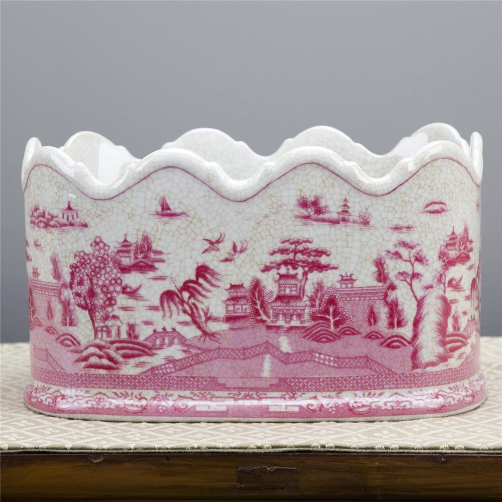 Josie Pink Porcelain Planter