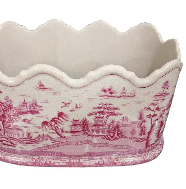 Josie Pink Porcelain Planter