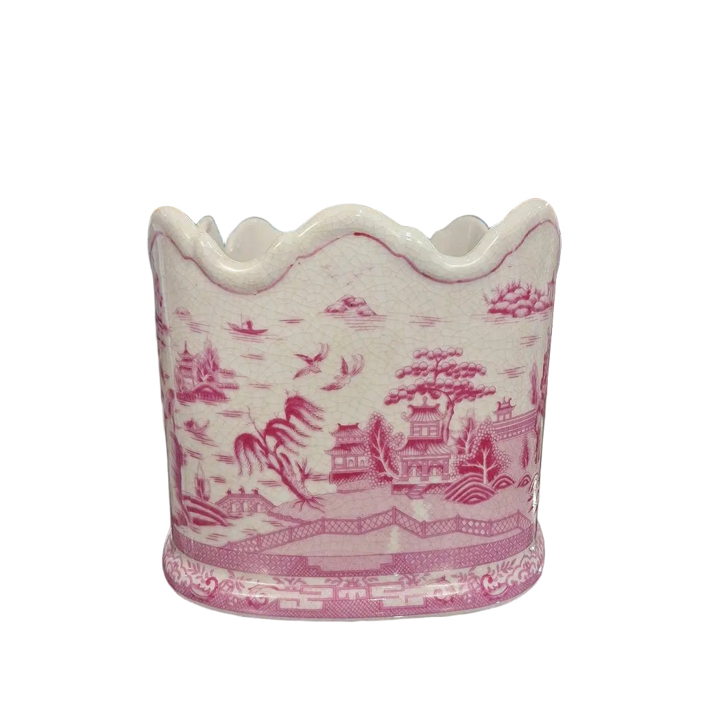 Josie Pink Porcelain Planter