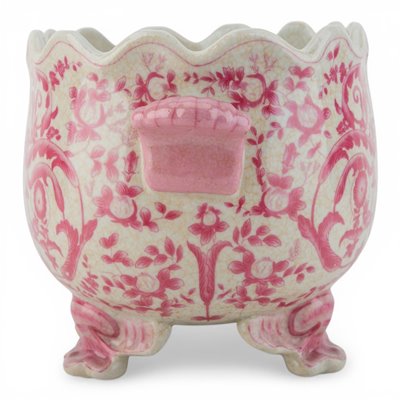 Arabella Pink Oval Footed Planter